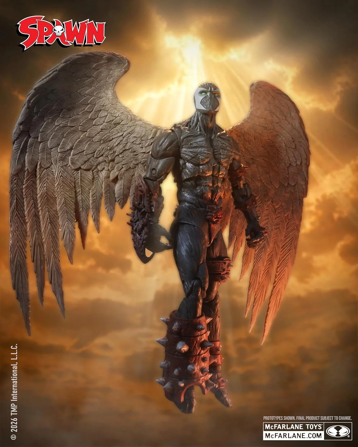 McFarlane Spawn Toy, action figure Wings of Redemption Spawn, 23 cm - Image 5