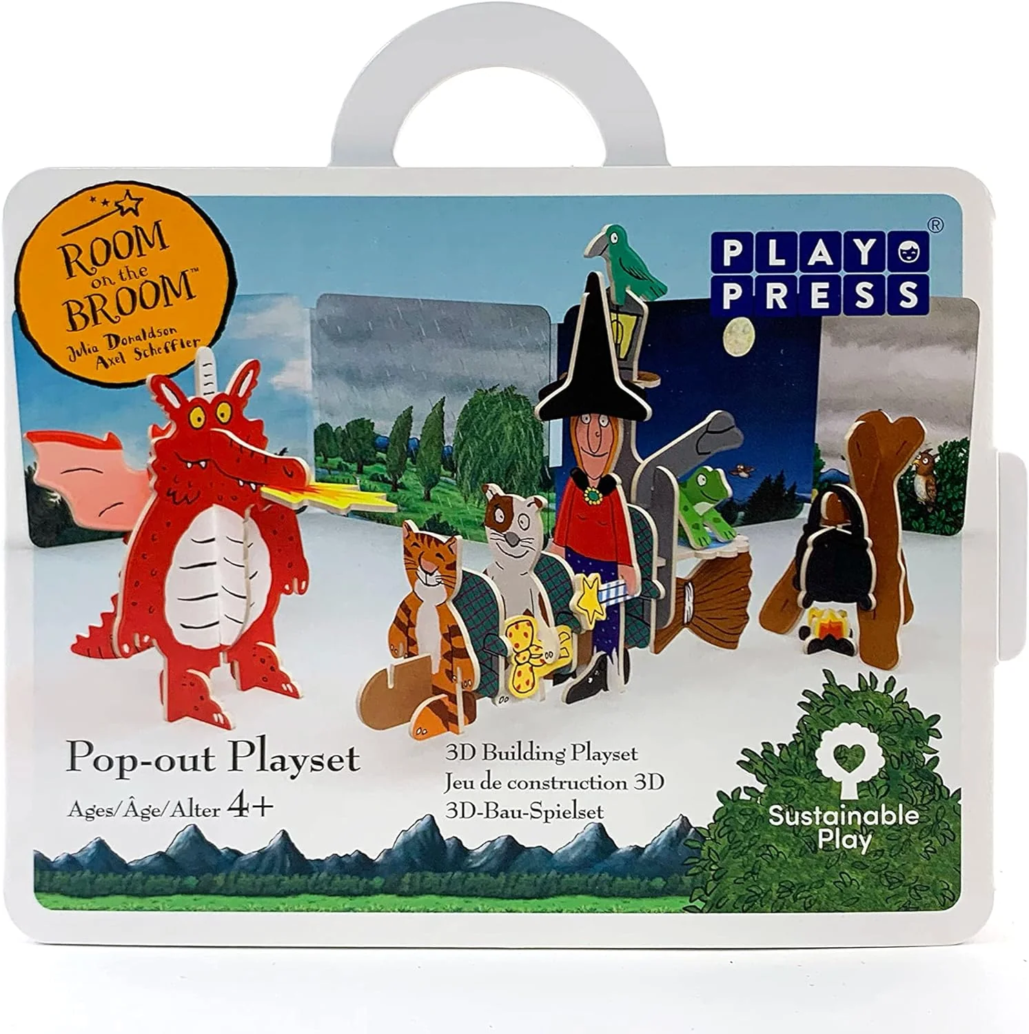 PLAYPRESS Room on the Broom Pop-out Playset - Image 4