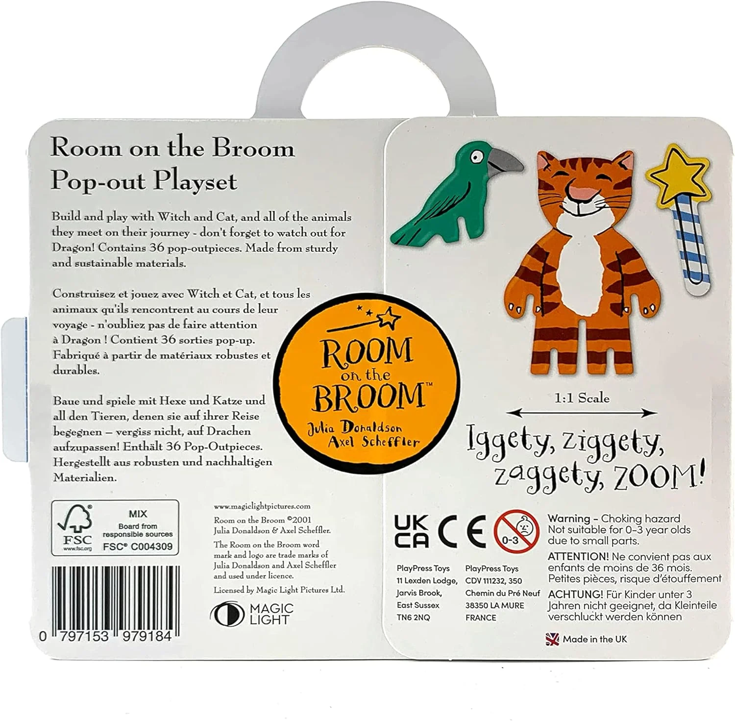 PLAYPRESS Room on the Broom Pop-out Playset - Image 6