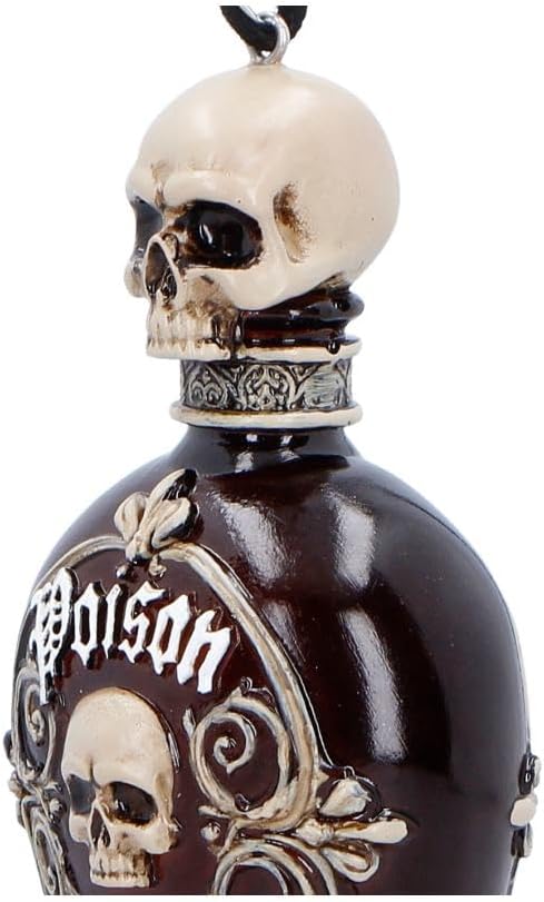 House of Obscura Gothic Hanging Ornament – Resin Dark Fantasy Decoration Collection (Poison Bottle - Image 3