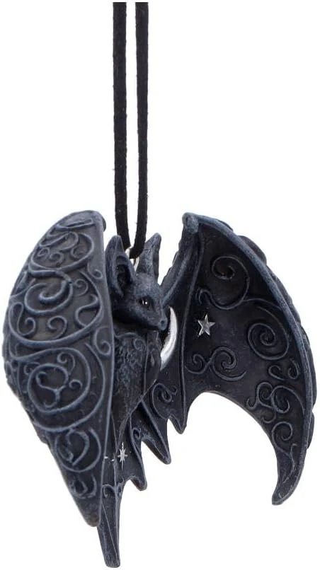 House of Obscura Gothic Hanging Ornament – Resin Dark Fantasy Decoration Collection (Lunar Wing Bat - Image 3