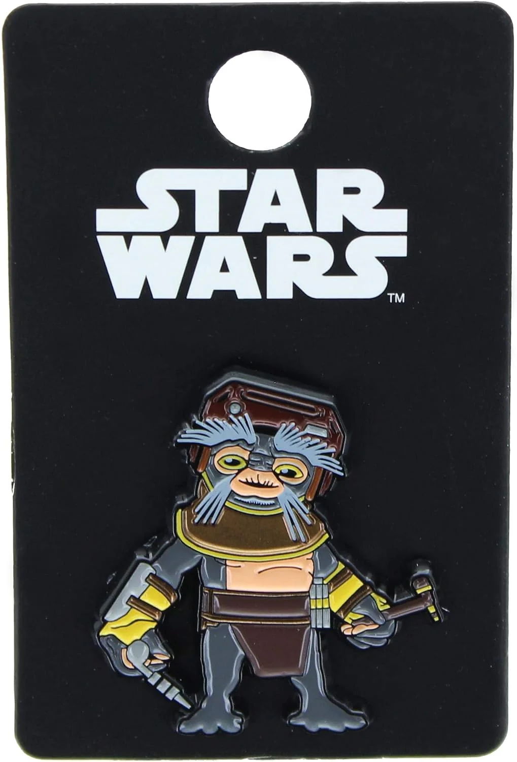 SalesOne: Spilla Babu Frik Boba Fett - Star Wars Guerre Stellari, Spilletta di Star Wars personaggio Babu Frik, in metallo, Star Wars Gadget, Licenza Ufficiale - Image 3