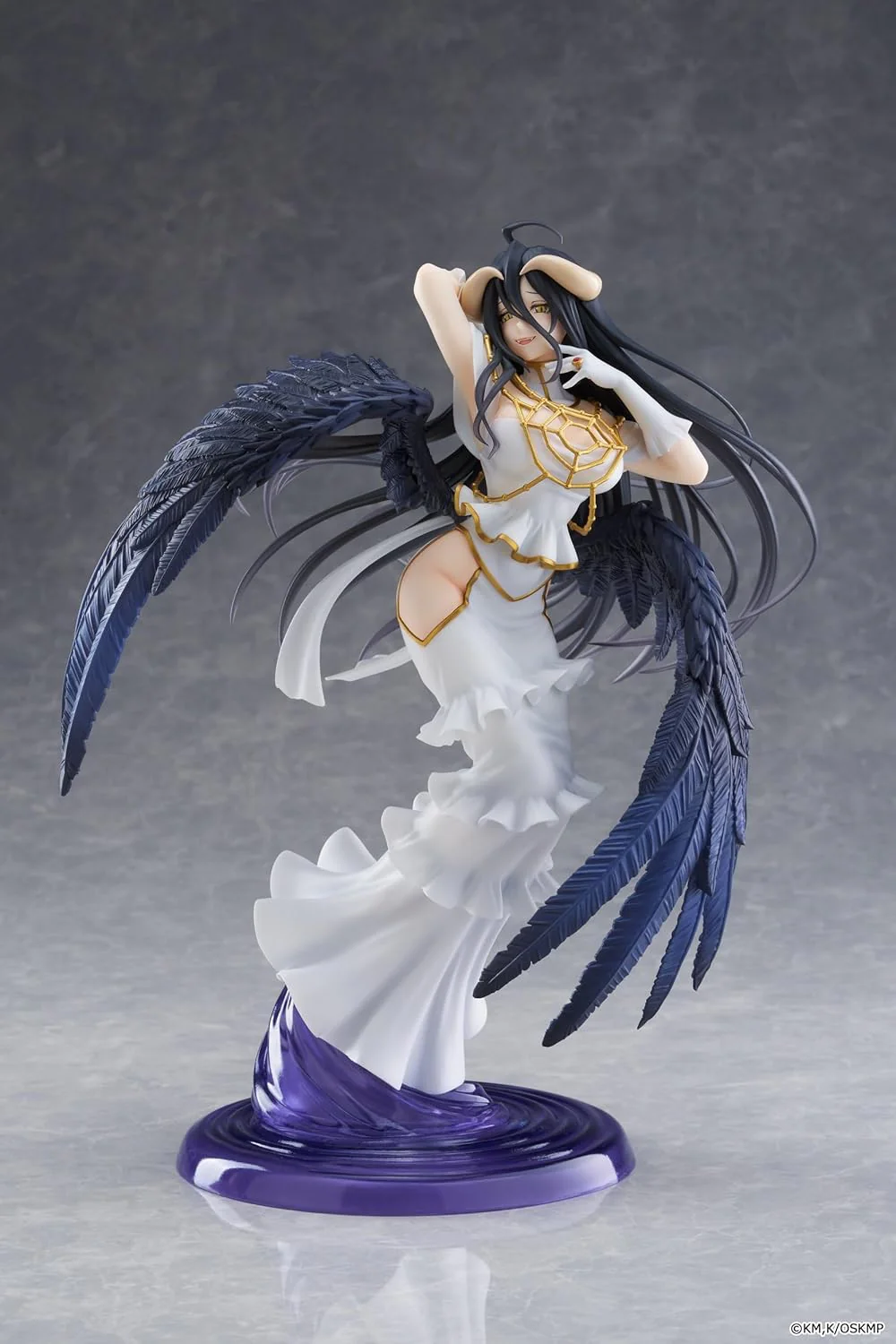 Overlord T-Most PVC Statua Albedo Diavolo Bianco Puro Ver. 29 cm - Image 2