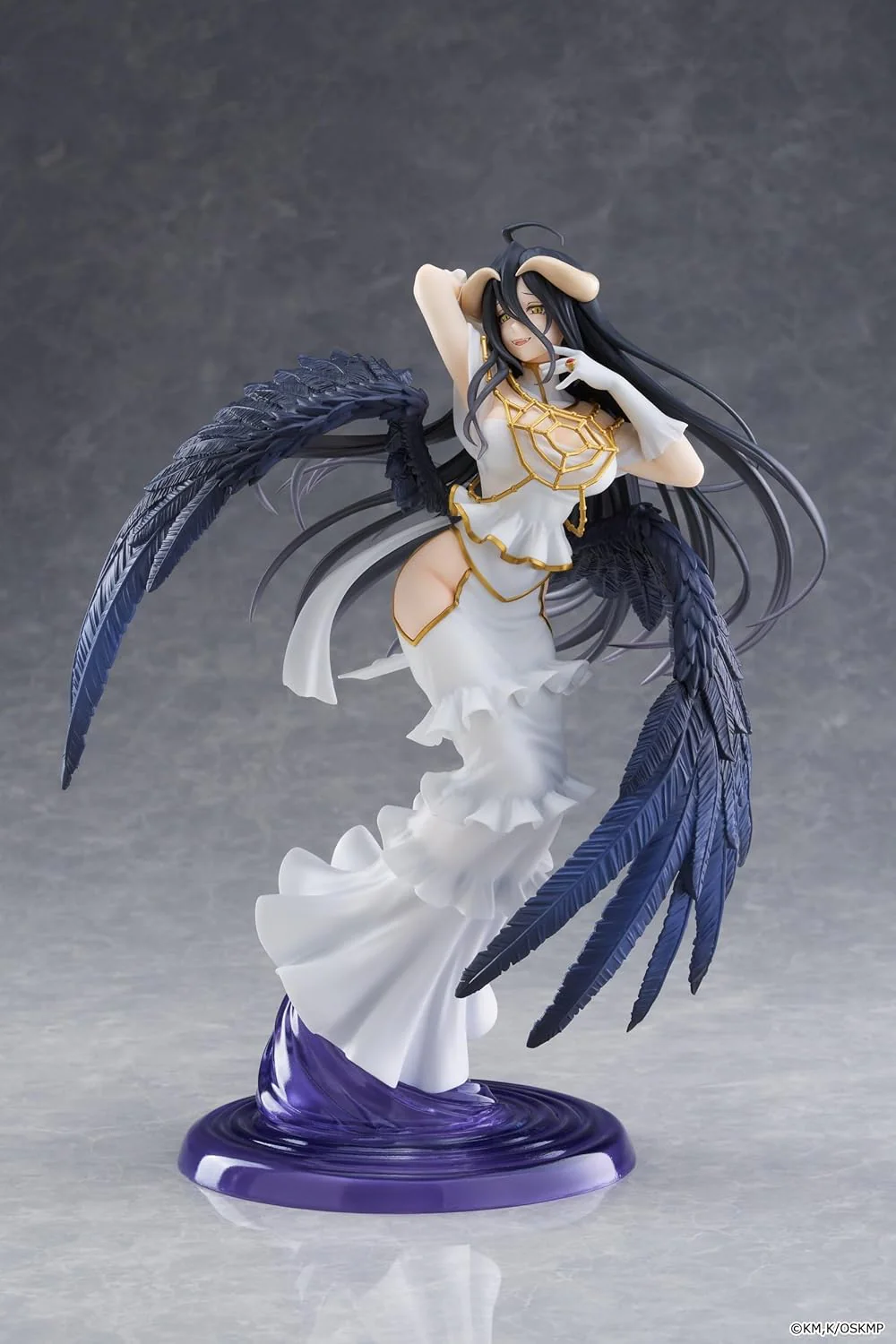 Overlord T-Most PVC Statua Albedo Diavolo Bianco Puro Ver. 29 cm - Image 3