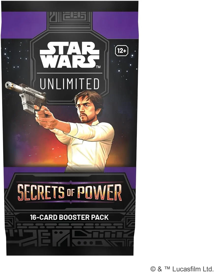 Asmodee Star Wars: Unlimited TCG Secrets of Power BOOSTER PACK - 16 Cards with Rare, Foil & Leader Cards, Ages 12+, 2+ Players, 20 Minute Playtime - Image 3