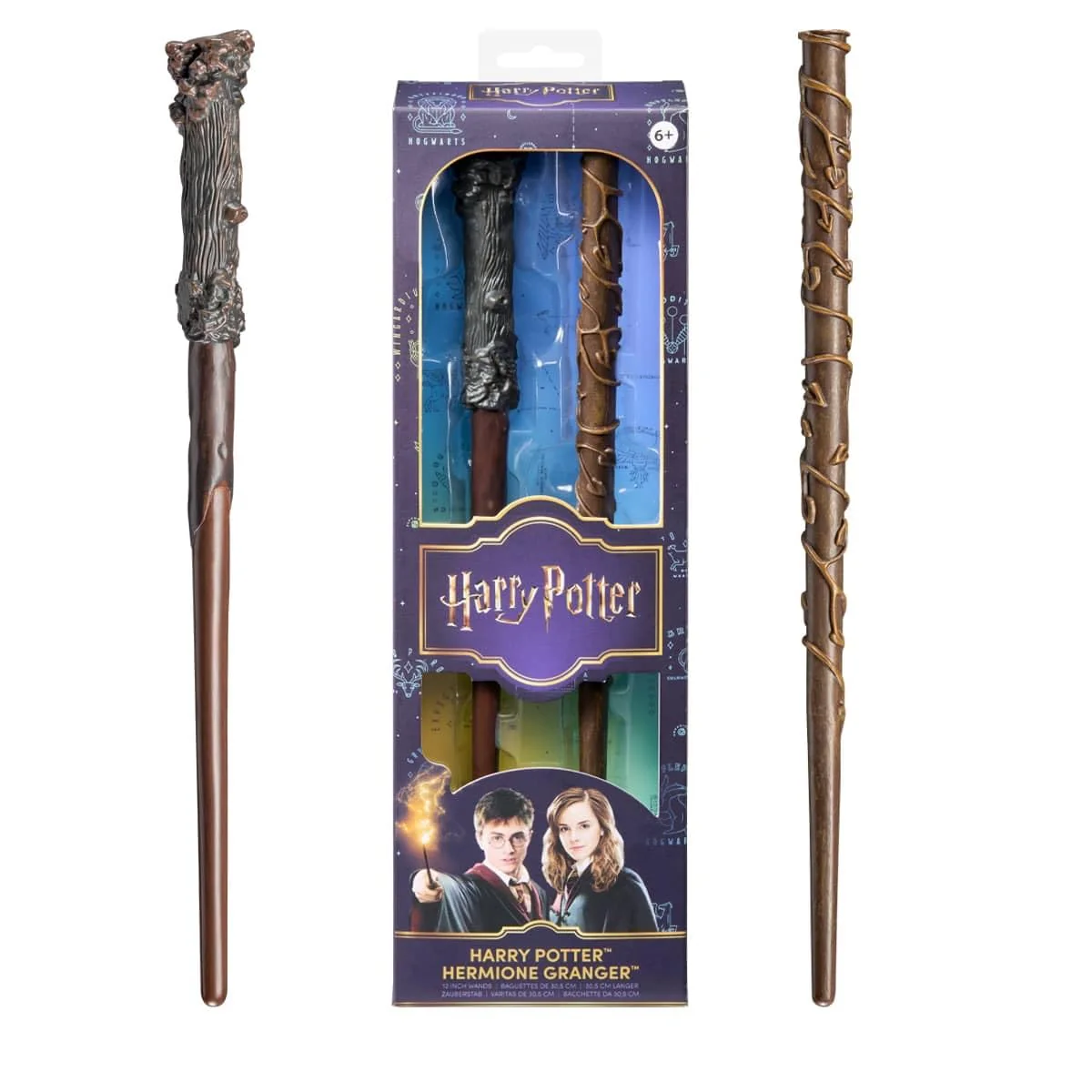 Harry Potter Roleplay Replica Wands 2-Pack Harry Potter & Hermione Granger 31 Cm