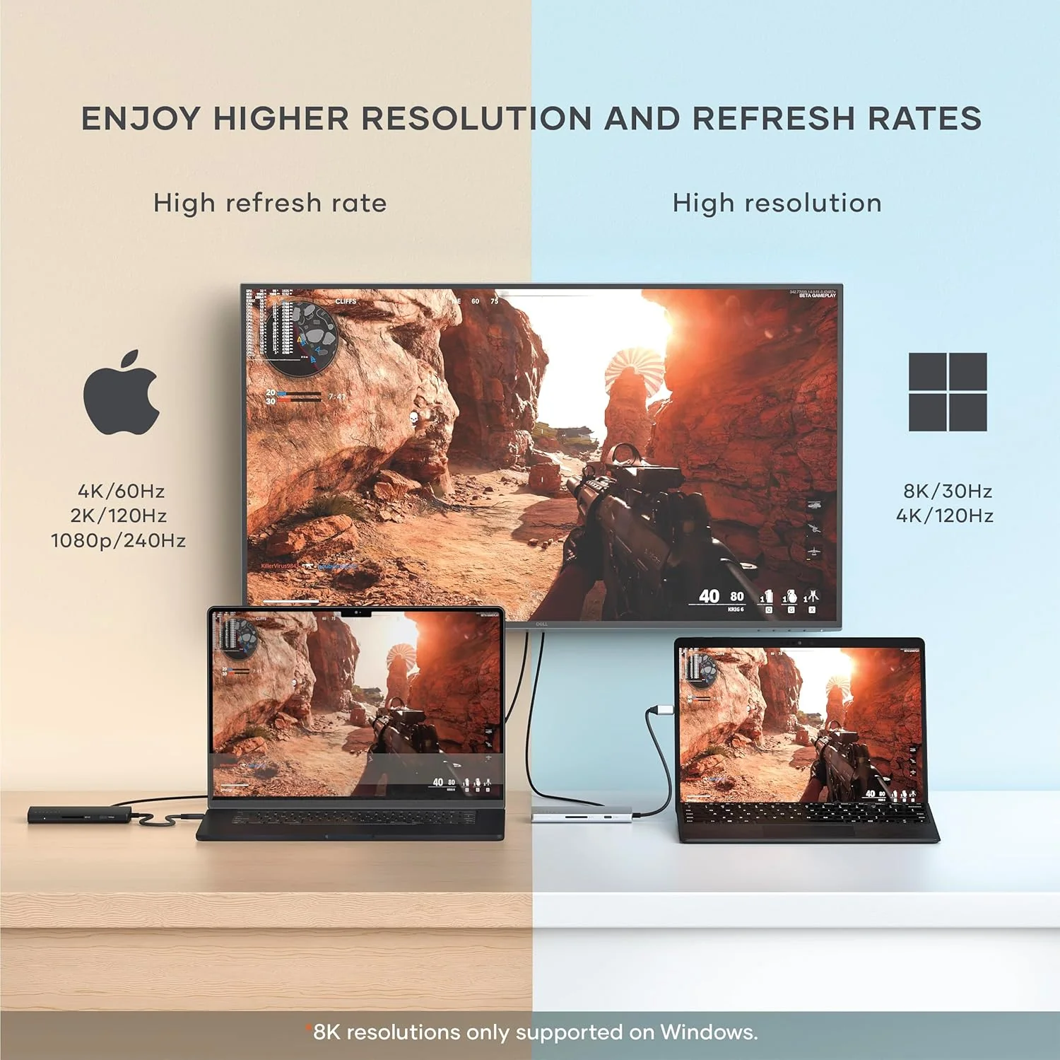 SATECHI 8-in-1 USB-C Hub with Ethernet, HDMI 8K@30Hz, 85W PD Charging, 4x USB-C 10Gbps, Data Transfer and UHS-II SD Card Reader for MacBook Air/Pro/Neo, PC and More – Space Grey V3 - Image 5