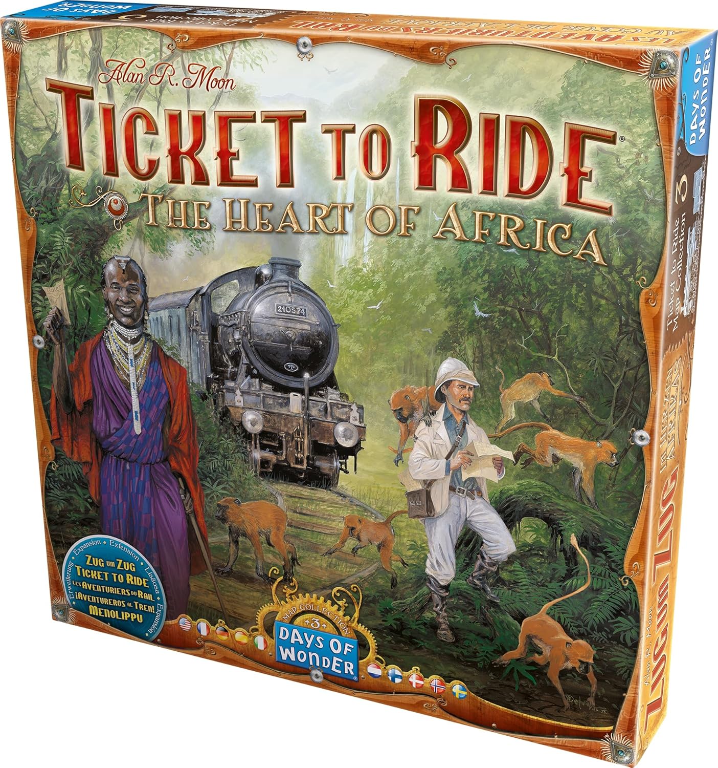 Days of Wonder | Ticket to Ride The Heart of Africa Board Game EXPANSION | Ages 8+ | For 2 to 5 players | Average Playtime 30-60 Minutes - Image 4