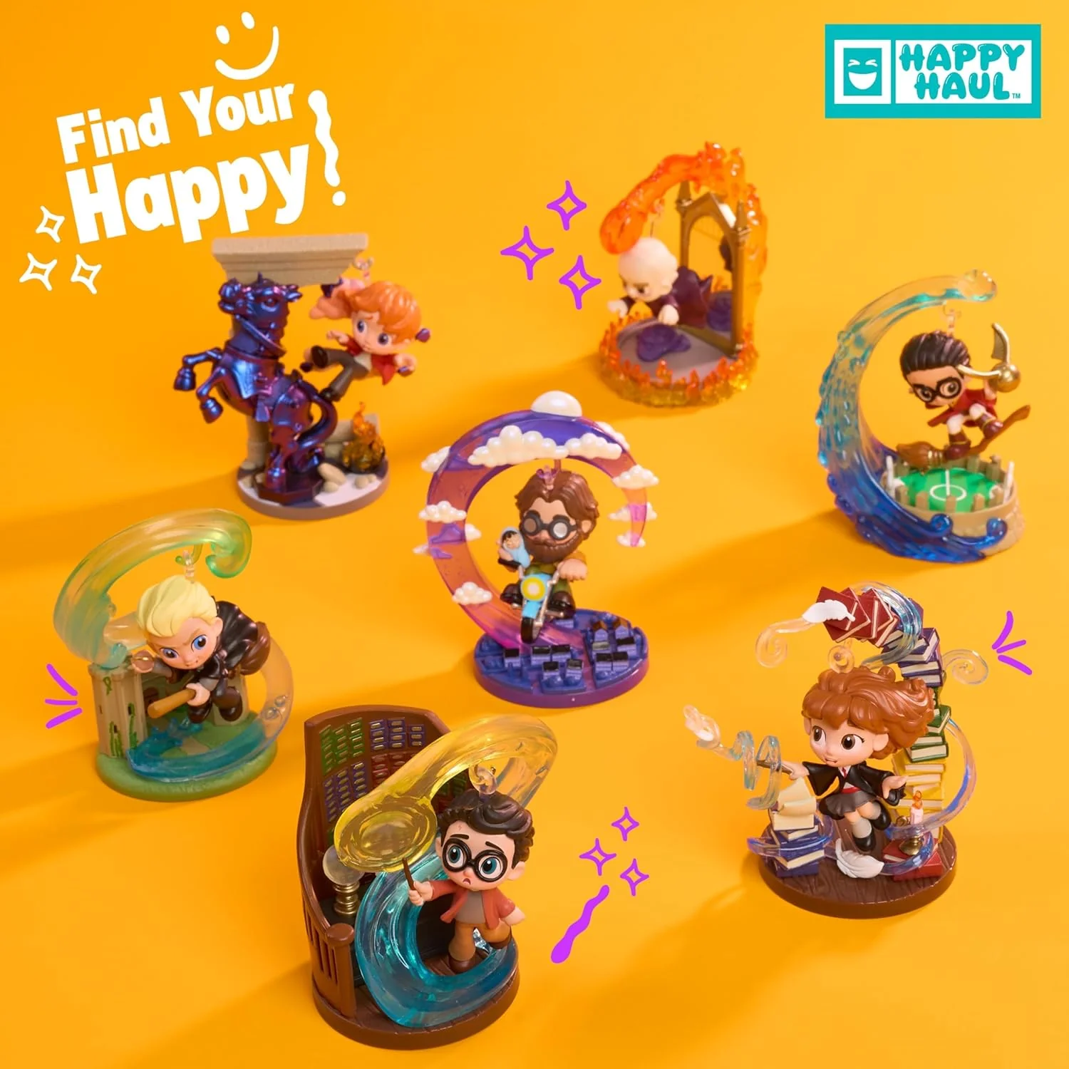HAPPY HAUL Harry Potter™ Cliff Hangers Hover Figures Assortment, Surprise Collectible Toy Figure in Blind Box with Display Stand, 2 Inches Tall, Short-Run Drop, Ages 8 and up - Image 4