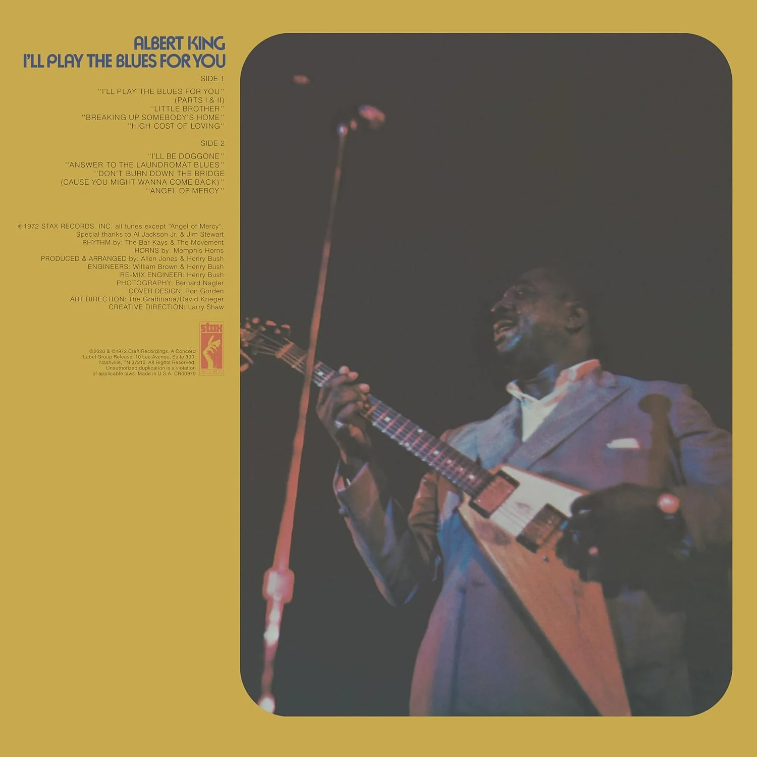 I'll Play The Blues For You (Bluesville/Acoustic Sound Series LP - Image 3