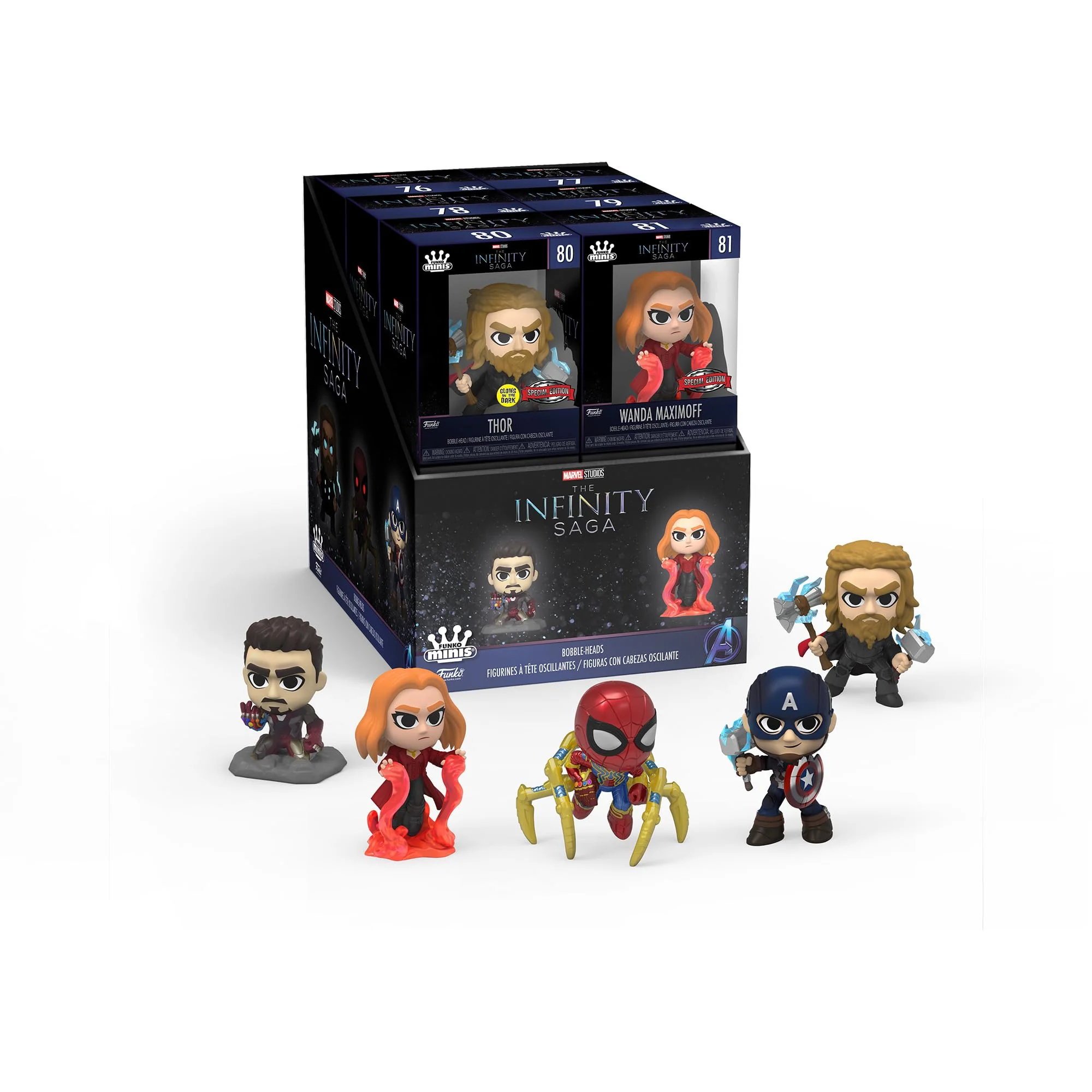 Funko Mystery: Marvel - Iron Man - Infinity Saga - Avengers Endgame - Figura in Vinile da Collezione - Idea Regalo - Merchandising Ufficiale, per Bambini e Adulti, Modelli assortiti