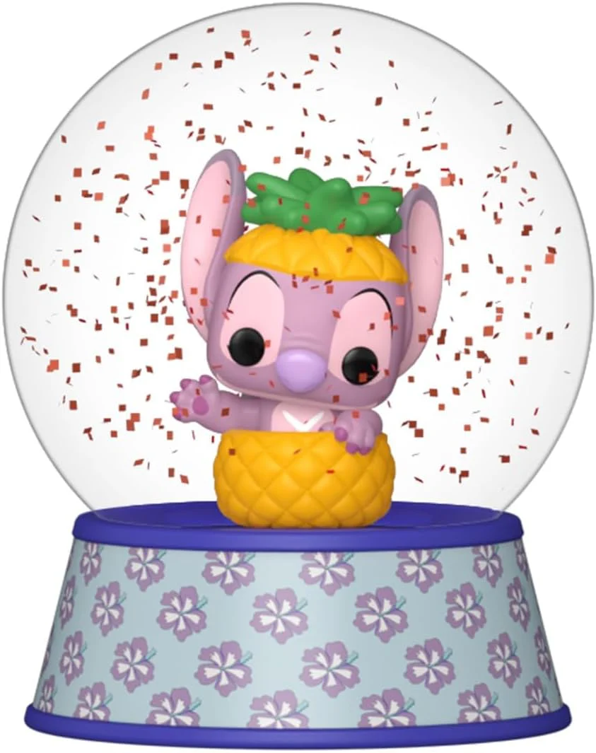 Funko Pop! Mini Glitter Globe: Stitch - Angel in Pineapple - Collectable Vinyl Figure - Gift Idea - Official Merchandise - Toys for Kids & Adults - Disney Fans - Figure for Collectors and Display - Image 5