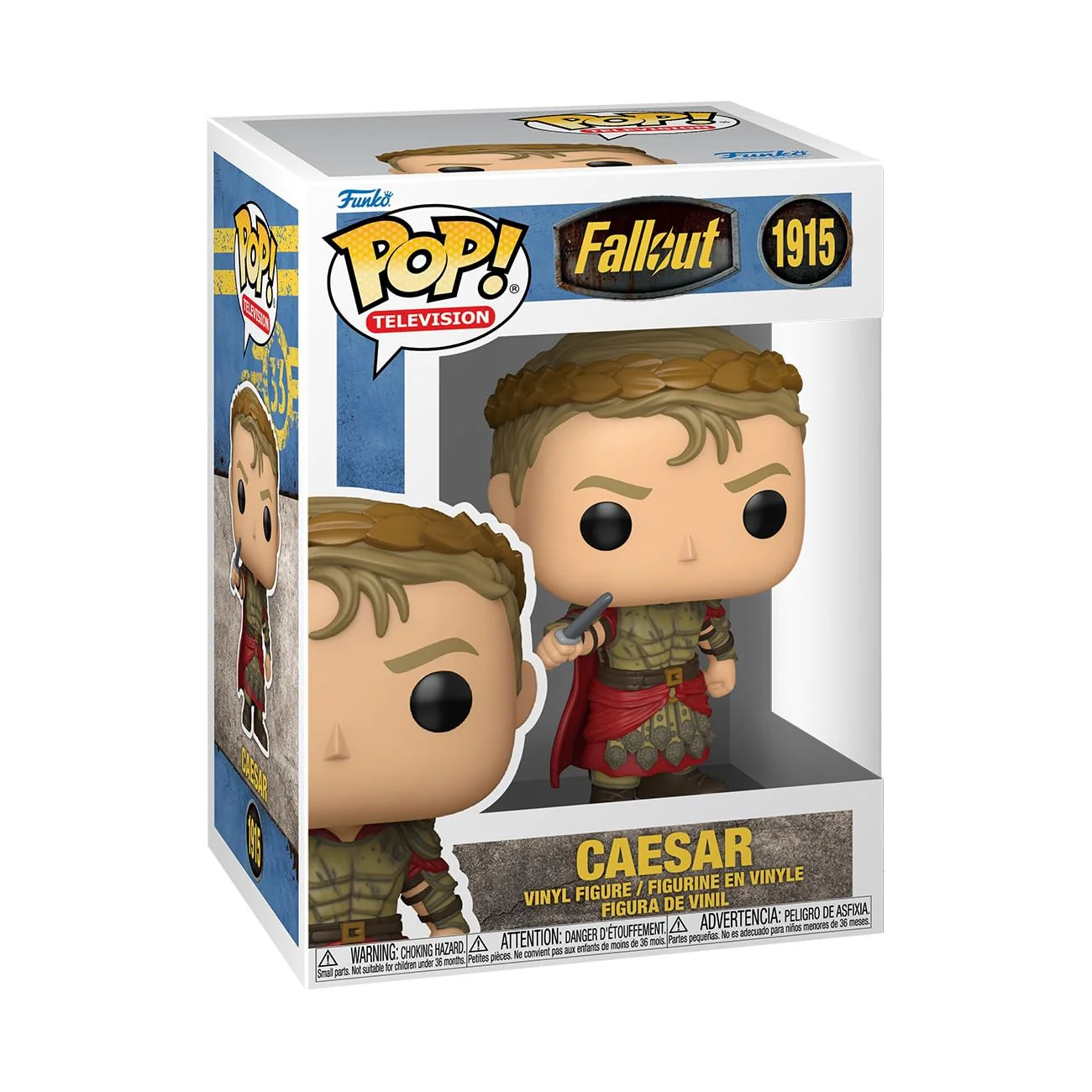 Funko POP! Television: Fallout - Caesar - Sammelbare Vinylfigur - Geschenkidee - Offizielles Merchandise - Spielzeug für Kinder & Erwachsene - Modellfigur für Sammler und zur Ausstellung