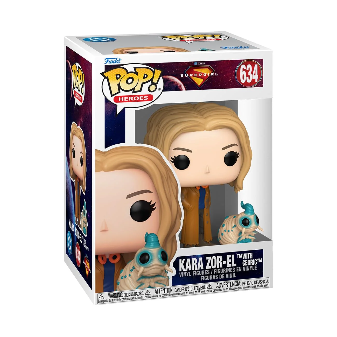 Funko Pop! Movie: Supergirl - Kara Zor-El with Cedric - Collectable Vinyl Figure - Gift Idea - Official Merchandise - Toys for Kids & Adults - Marvel Fans - Model Figure for Collectors and Display