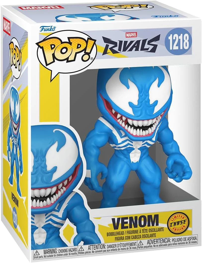 Funko POP! Games: Marvel Rivals - Venom - 1 in 6 chance of receiving the rare Chase variant (Blue Venom) - Styles may vary - Collectable Vinyl Figure - Gift Idea - Official Merchandise - Image 3