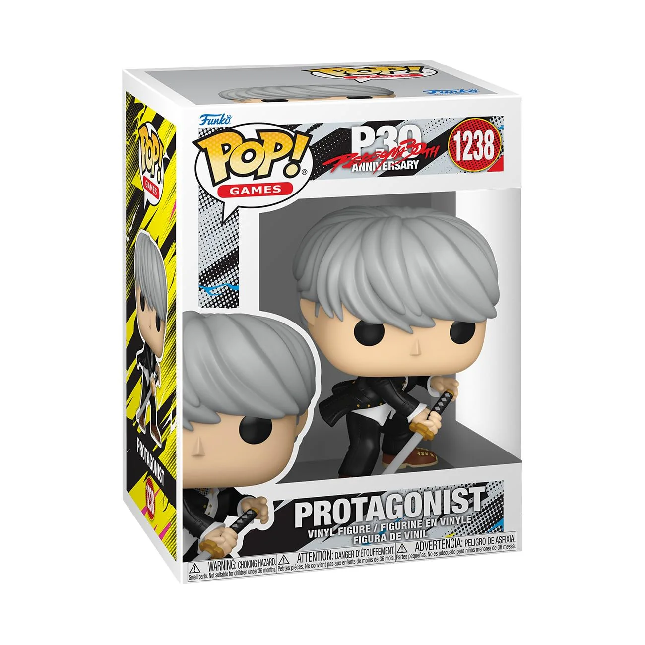 Funko POP! Games: Persona 4 - Protagonist - Sammelbare Vinylfigur - Geschenkidee - Offizielles Merchandise - Spielzeug für Kinder & Erwachsene - Modellfigur für Sammler und zur Ausstellung