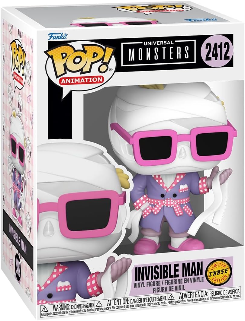 Funko POP! Movies: Universal Monsters - Invisible Man - 1 in 6 chance of receiving the rare Chase variant - Styles may vary - Collectable Vinyl Figure - Gift Idea - Official Merchandise - Image 3
