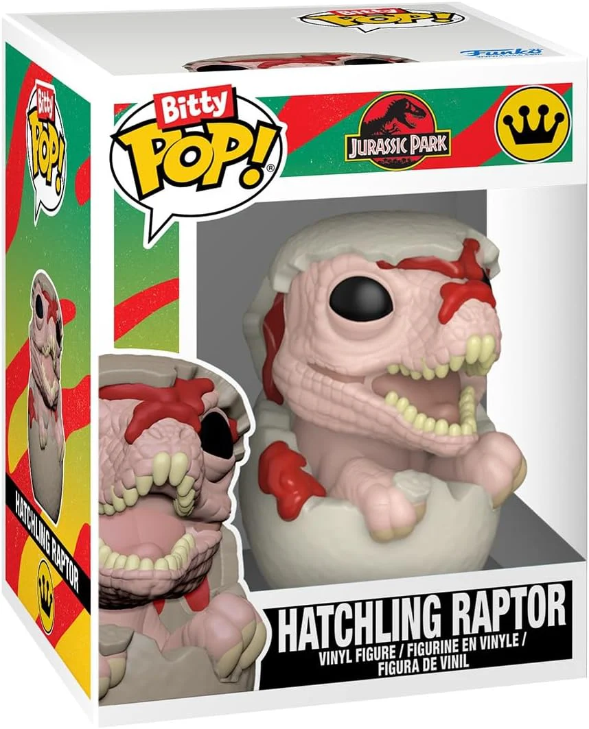 Funko Bitty POP! 4 Pack: Jurassic Park - John Hammond, Tyrannosaurus (Fossil), Stygimoloch, Velociraptor - 1 in 6 Chance of Receiving the Rare Chase Variant - Styles May Vary - 0,9 Zoll (2,2 cm - Image 4