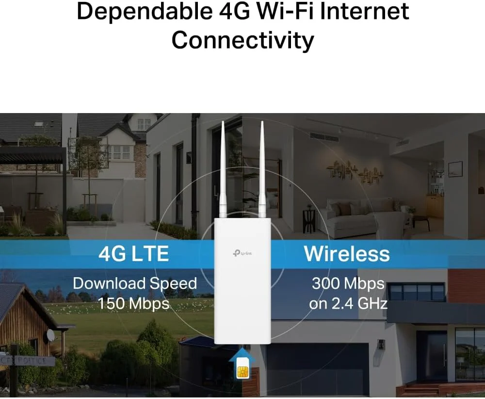 WRL 3G/4G ROUTER 300MBPS/TL-MR100-OUTDOOR TP-LINK - Image 4