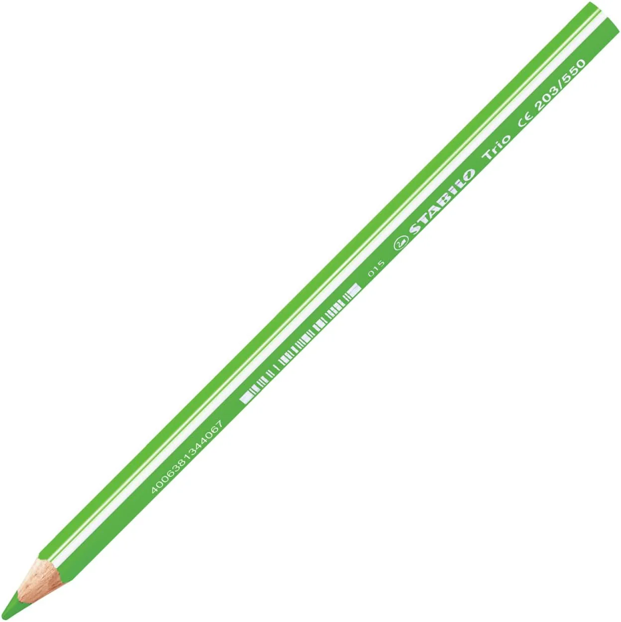 STABILO - Driekantig kleurpotlood - Trio Thick - 12 kleuren - Metalen blik met 38 stuks - Image 2