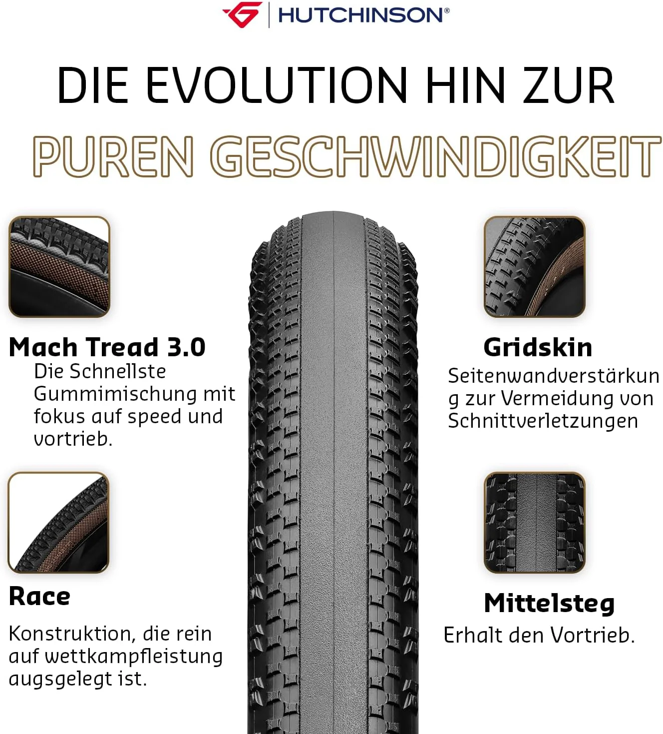 Caracal Race Gridskin TR (Black, 700 x 45, TR, FB, MT3) - Image 6