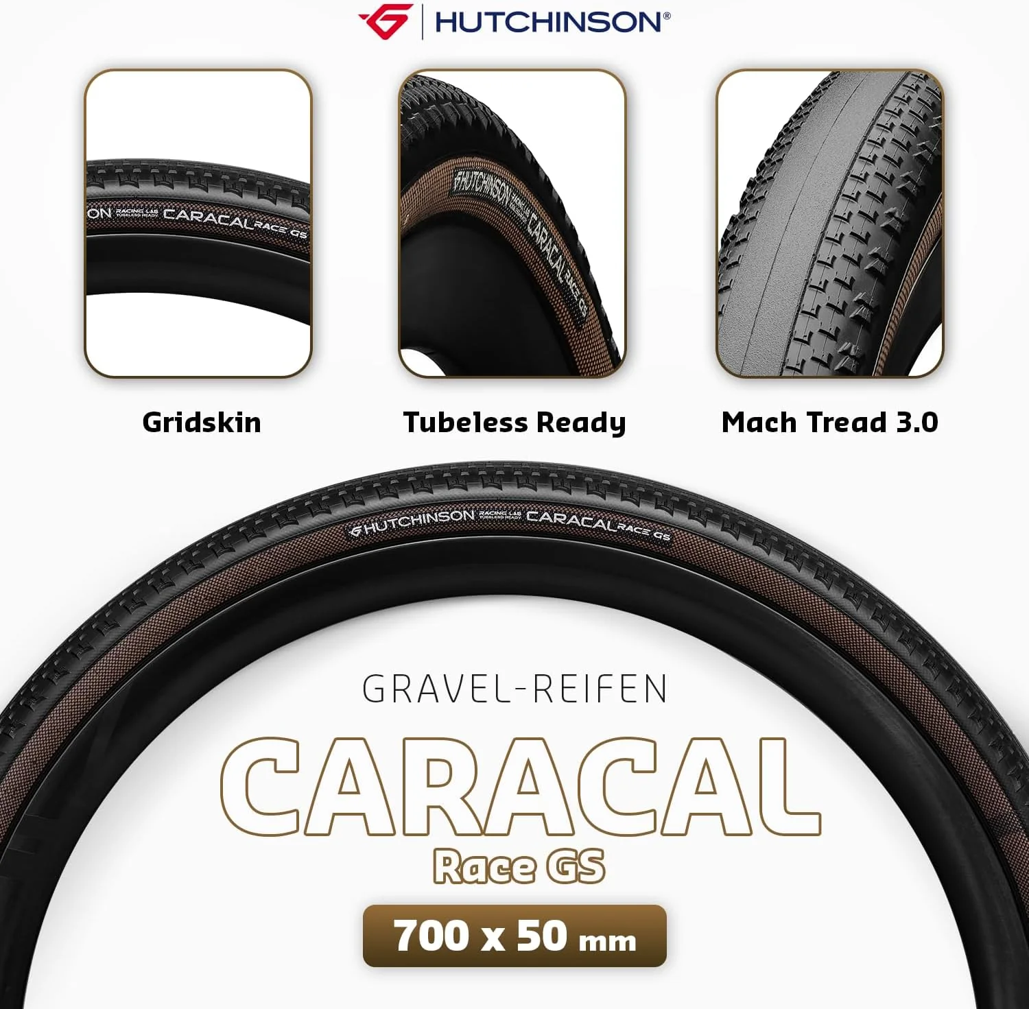 Caracal Race Gridskin TR (Black, 700 x 50, TR, FB, MT3) - Image 5