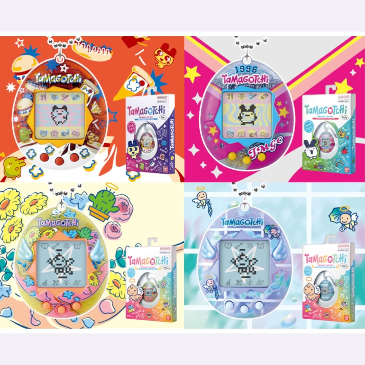 Bandai Tamagotchi Original Rainy Angel Digital Pet | Nurture And Raise The Original Tamagotchi Electronic Pet | Tamagotchi Japanese Kids Toys For Girls And Boys Make Great 90s Retro Gifts - Image 7
