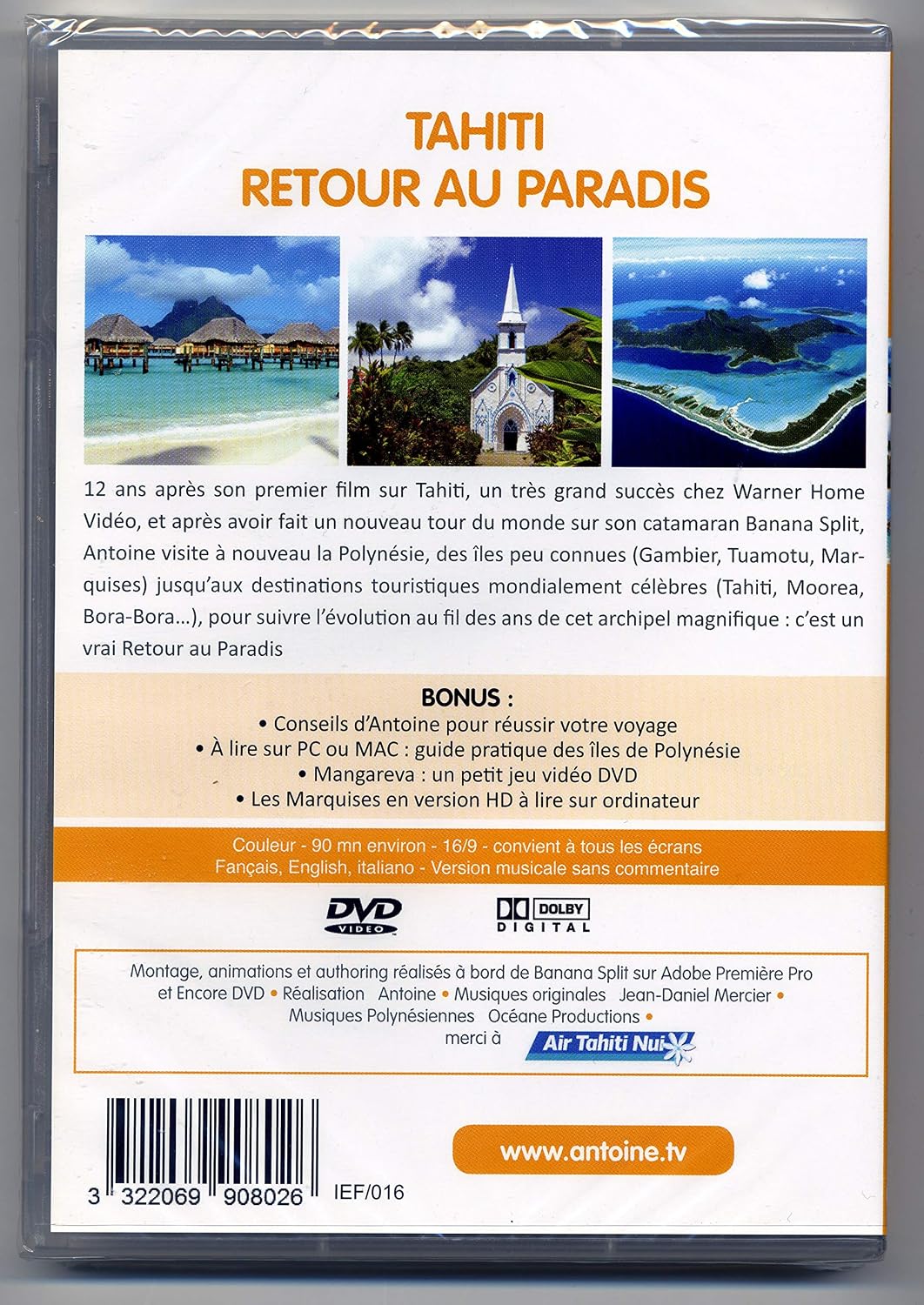 Antoine - Tahiti : retour au paradis - Édition Collector 2 DVD - Image 2
