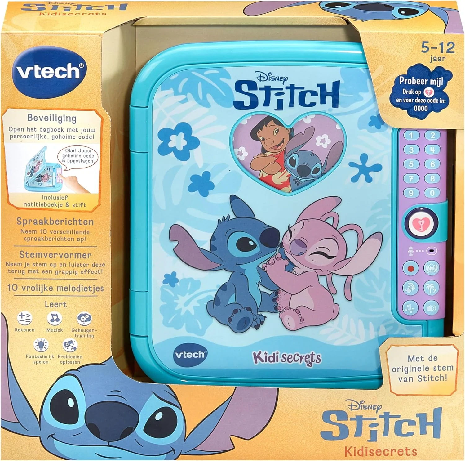 VTech interactief dagboek Stitch Kidisecrets met geheime code en spelletjes - Image 3