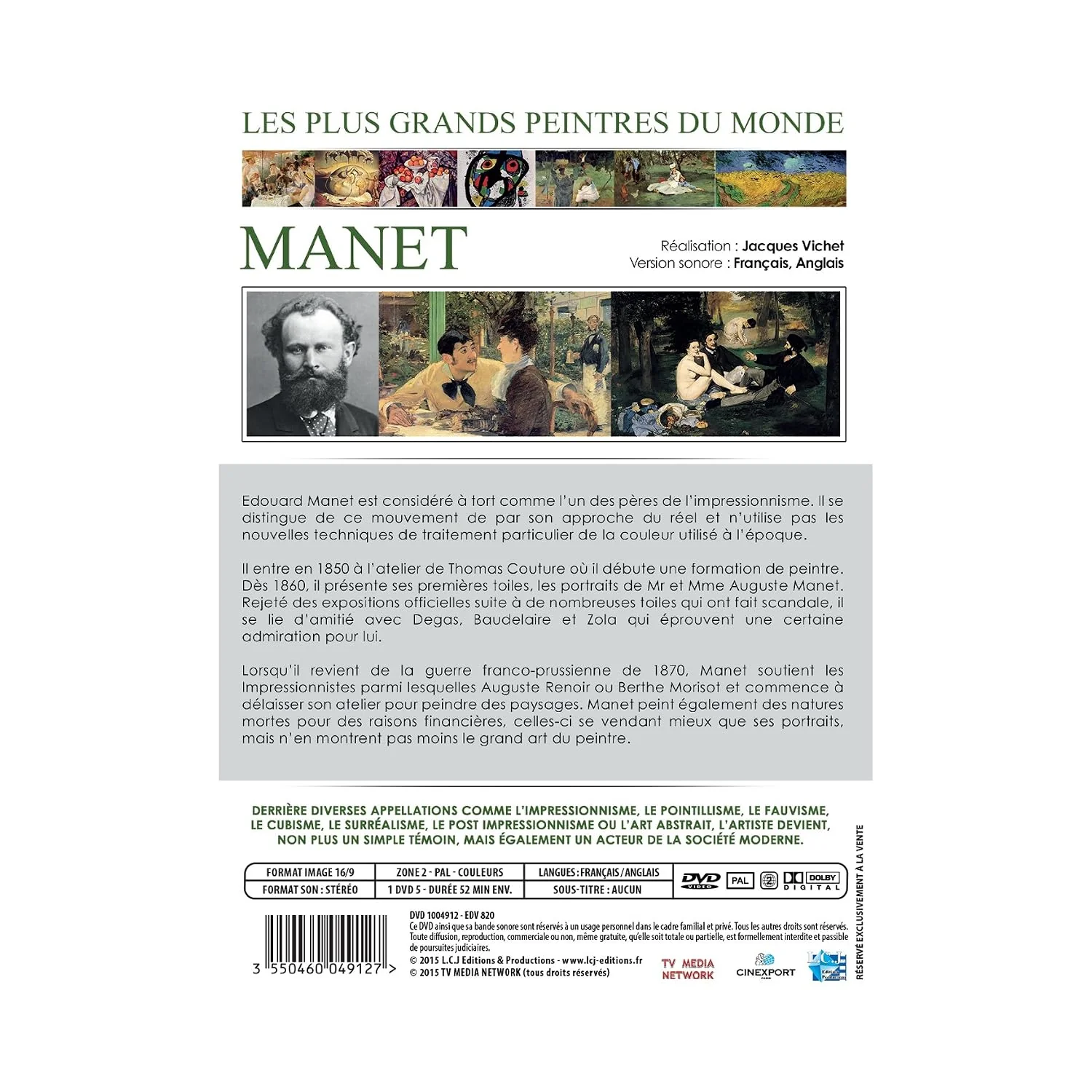 Les Plus Grands Peintres Du Monde Manet - Image 2