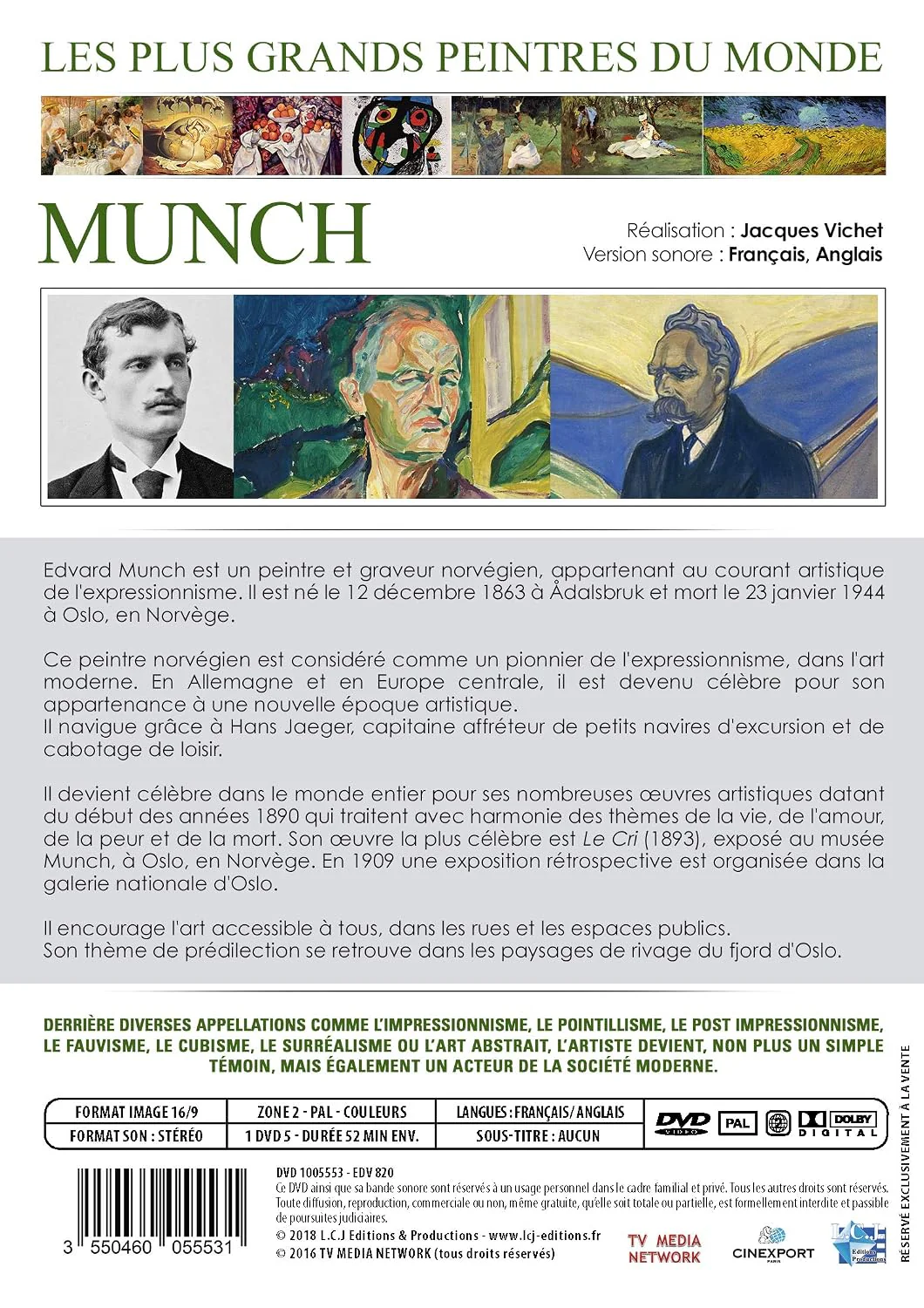 Les Plus Grands Peintres Du Monde Munch - Image 2