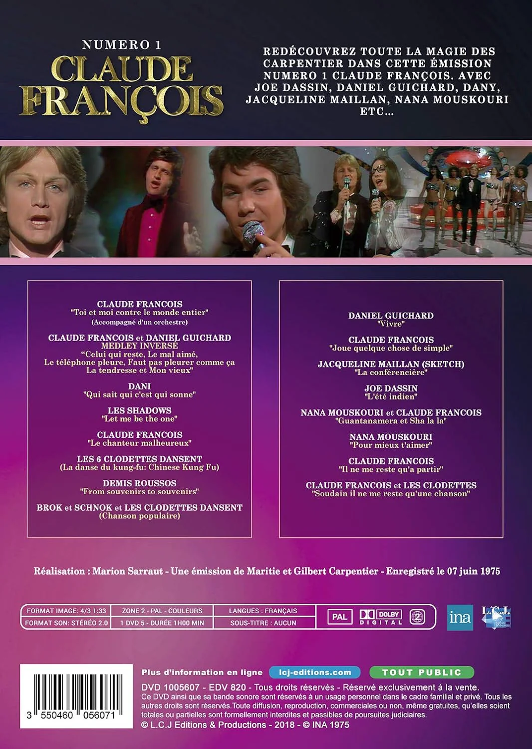 Numéro 1 : claude françois - Image 2