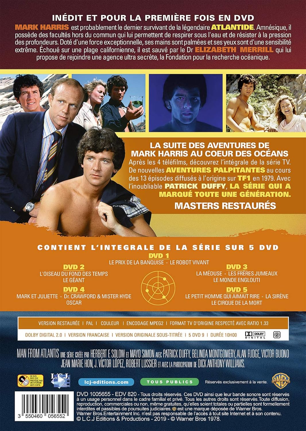 Coffret intégrale l'homme de l'atlantide, 13 épisodes - Image 7