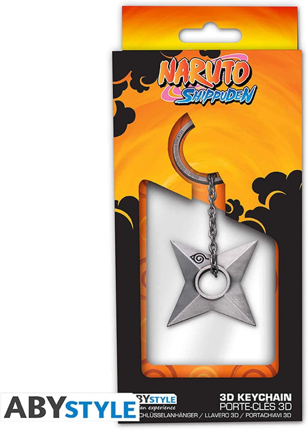 ABYstyle Naruto Shuriken Konoha 3D Premium Keychain - Image 4