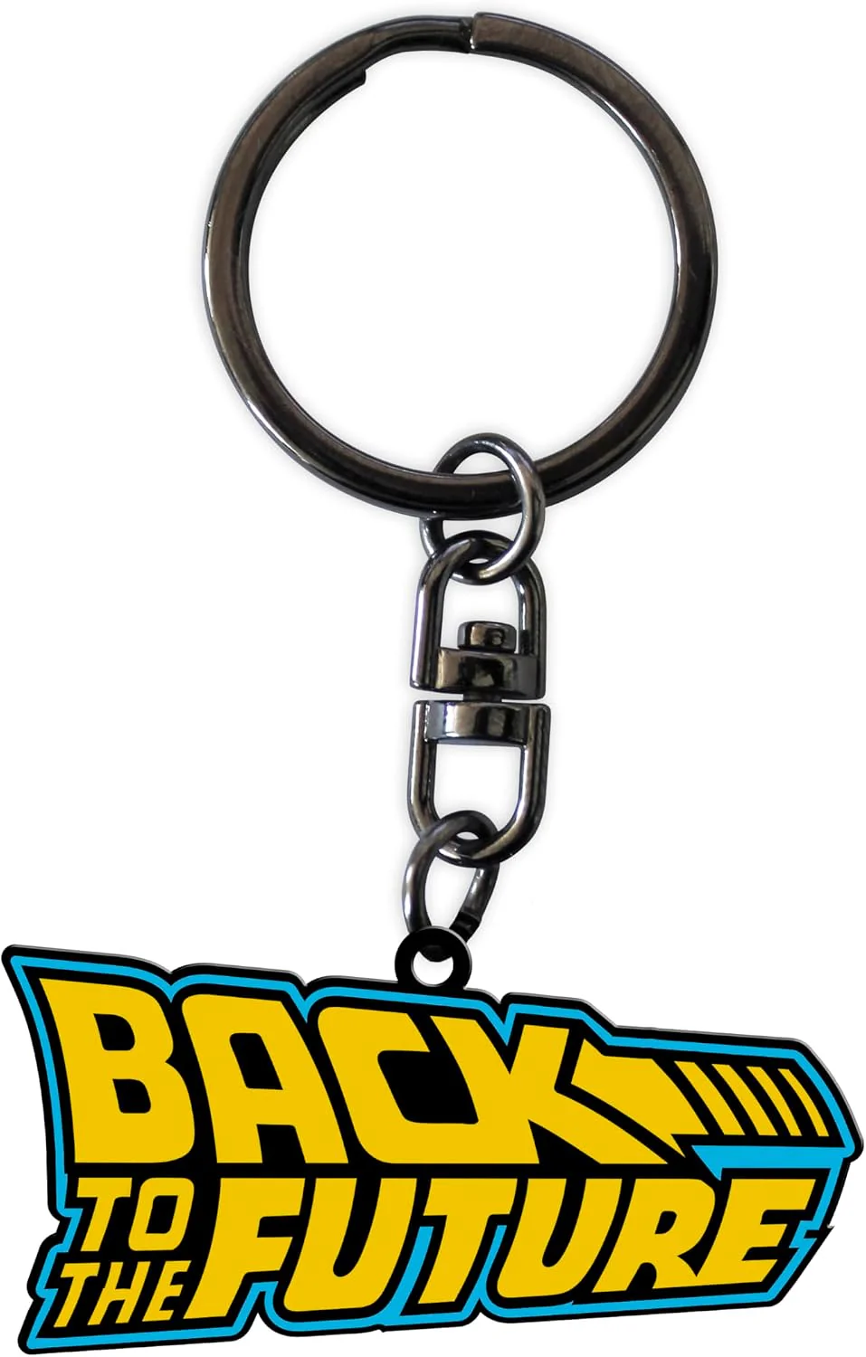 ABYSTYLE Back To The Future Logo Metal Keychain | Back To The Future Keyring | Metal Keyring | Back To The Future Merchandise | Back To The Future Gifts - Image 3
