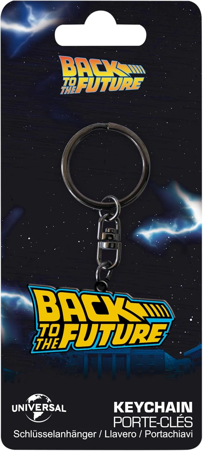 ABYSTYLE Back To The Future Logo Metal Keychain | Back To The Future Keyring | Metal Keyring | Back To The Future Merchandise | Back To The Future Gifts - Image 4