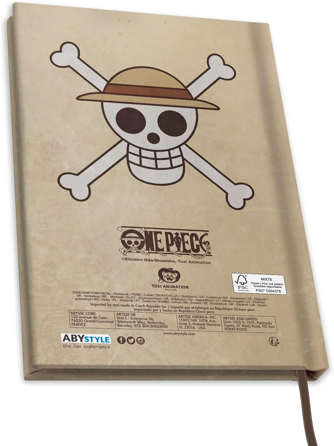 ABYSTYLE - ONE PIECE Wanted Luffy Wano A5 Notebook - Image 3