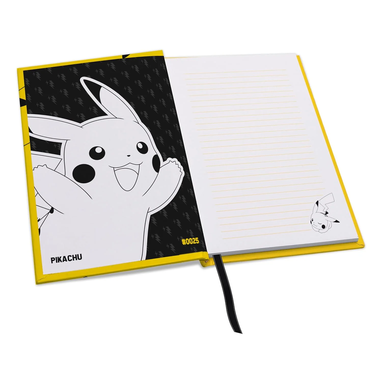 ABYSTYLE – Premium A5 Notebook Pokemon Pikachu Plush – Official Product – Hard Cover – Lined Pages – Elastic Closure - Image 4