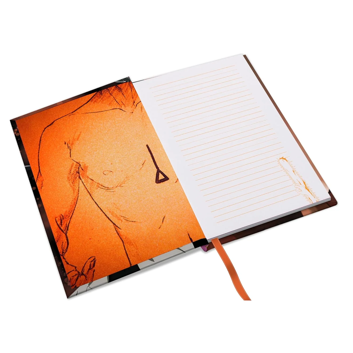 ABYSTYLE CHAINSAW MAN A5 Notebook - Official Product - A5 Size - Hardcover - Ruled Pages - Collector Design - Image 2