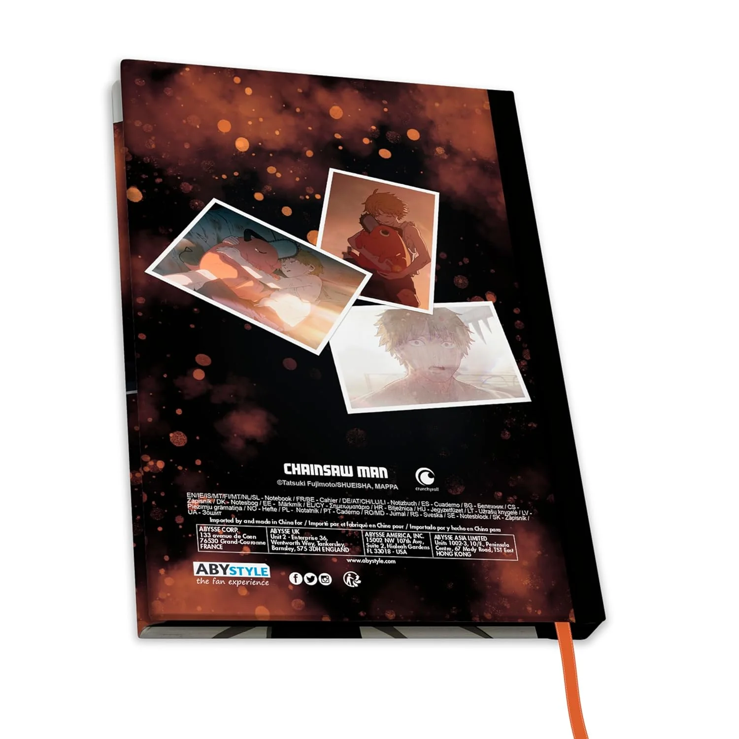 ABYSTYLE CHAINSAW MAN A5 Notebook - Official Product - A5 Size - Hardcover - Ruled Pages - Collector Design - Image 4