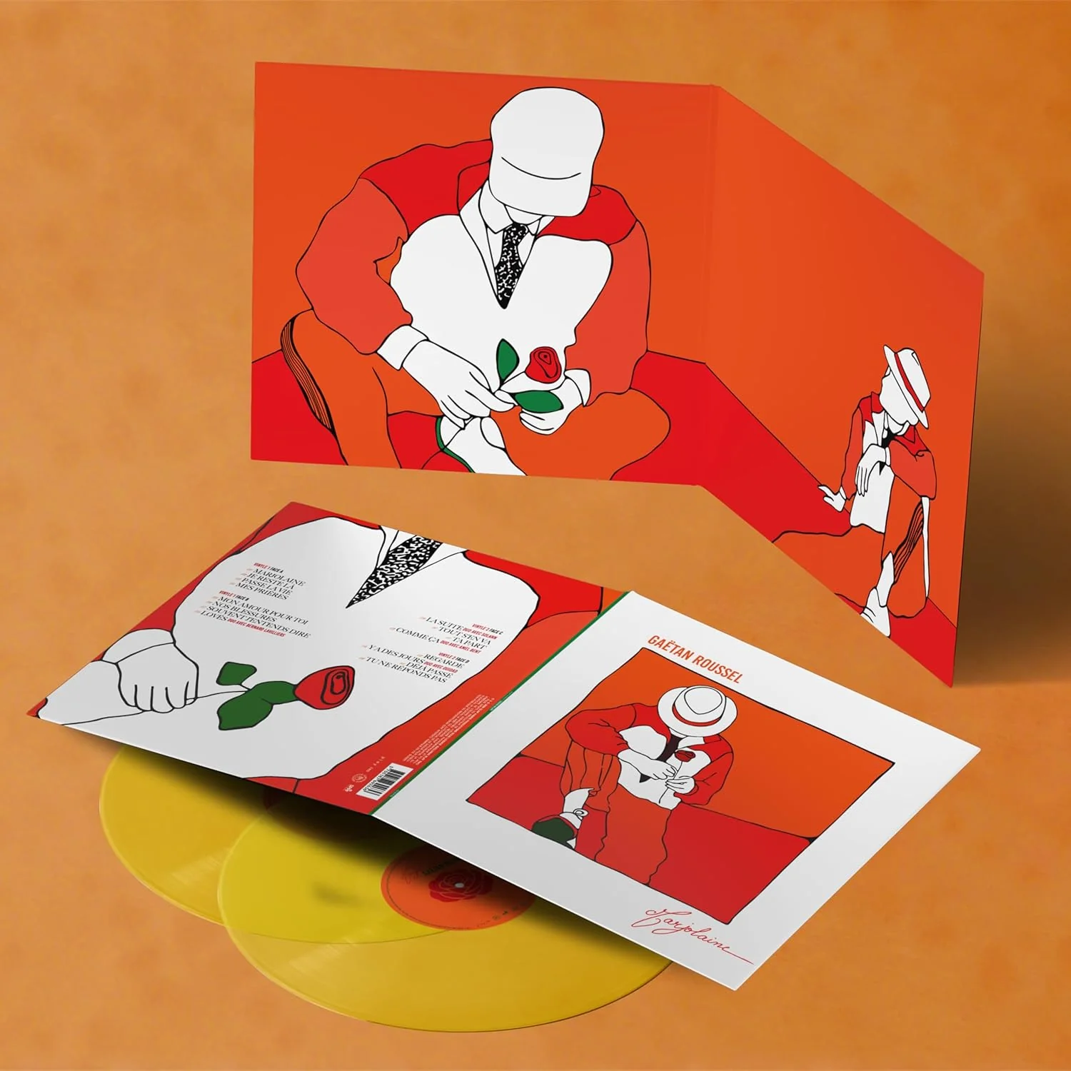 Gaetan Roussel - Marjolaine (Remaster Deluxe) (Coloured Vinyl) (2 Lp) - Image 2