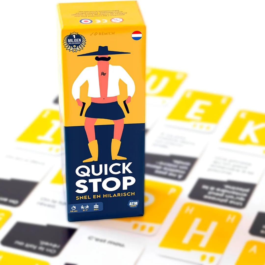 QUICKSTOP – Het ultieme kaartspel voor snelle denkers & grappige momenten | Family- & Partyspel | Vanaf 10 Jaar | 2-7 Spelers | 30 min | Compact Reisspel voor Elke Gelegenheid - Image 2
