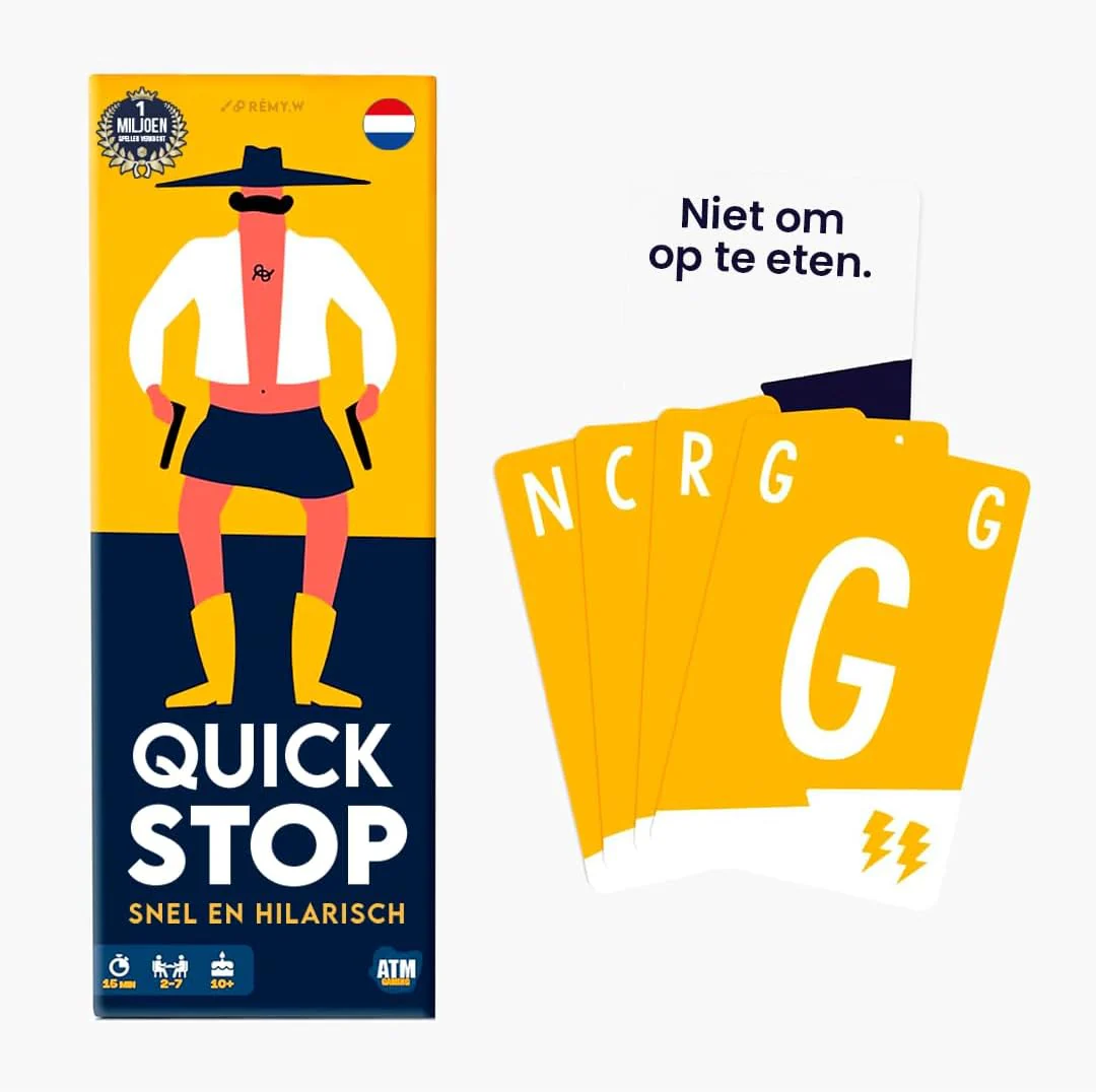 QUICKSTOP – Het ultieme kaartspel voor snelle denkers & grappige momenten | Family- & Partyspel | Vanaf 10 Jaar | 2-7 Spelers | 30 min | Compact Reisspel voor Elke Gelegenheid - Image 3
