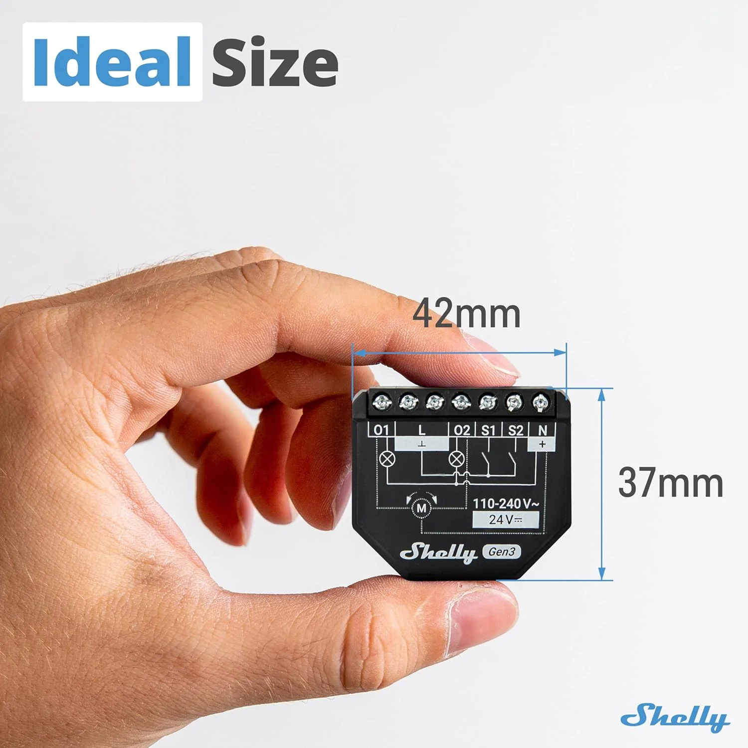 Shelly - 2Pm Gen3 (2-Pack)  Smart Wi-Fi Relay With Power Monitoring - Image 2
