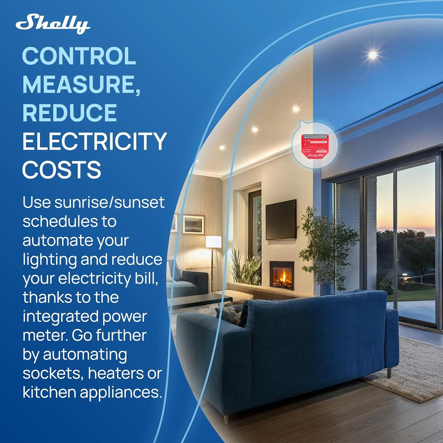 Smart Plug Shelly S4Sw-001P16Eu Bluetooth Wi-Fi Bluetooth 5.0 10 A - Image 5