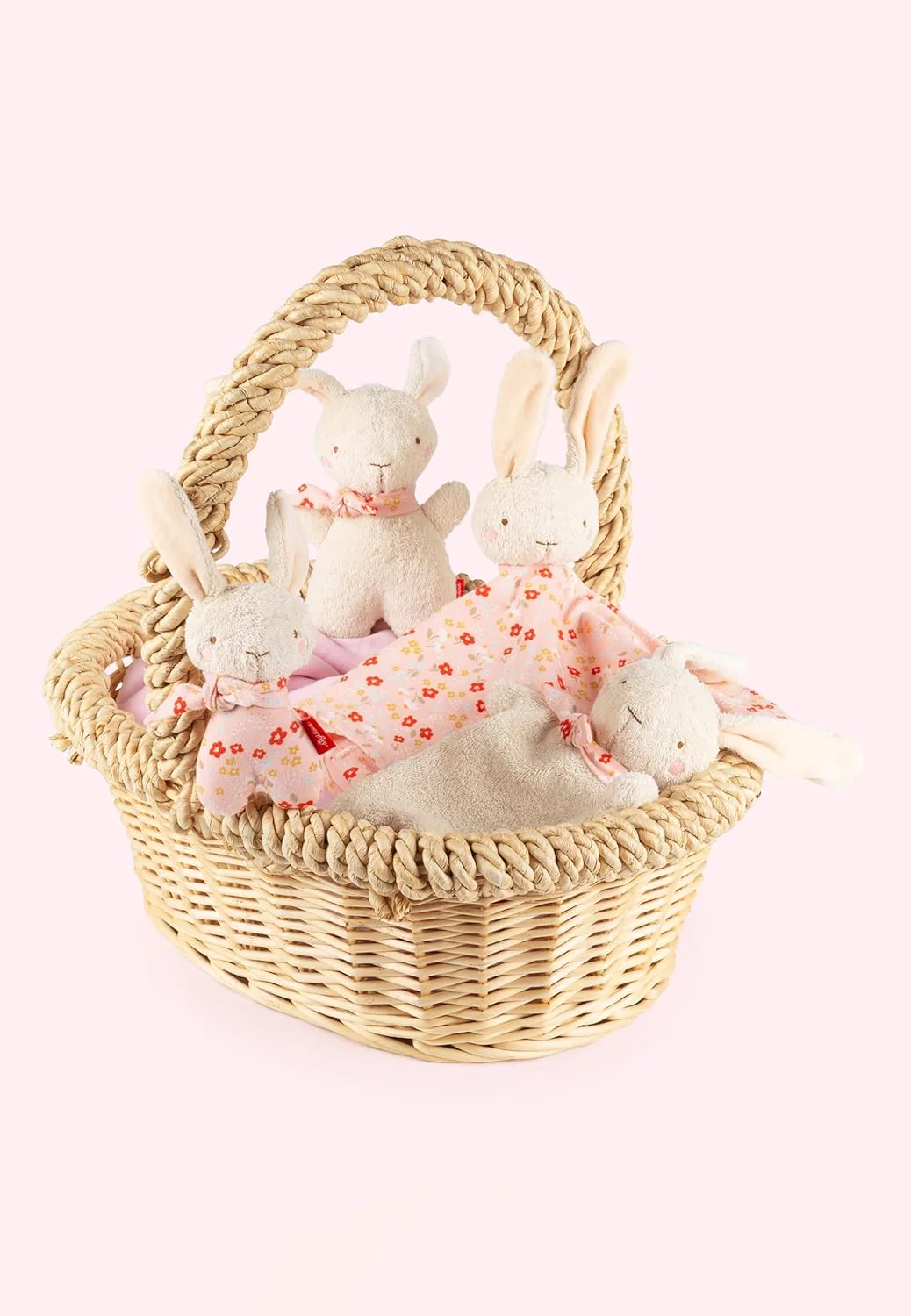 Brown rabbit grasping toy Farmhouse Family - Image 3