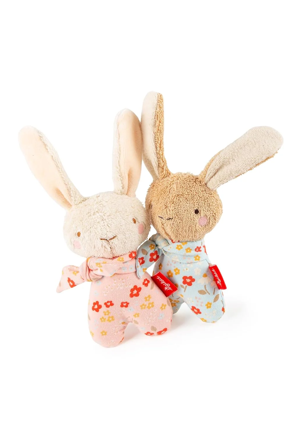 Rabbit rattle white Farmhouse Family - Image 2