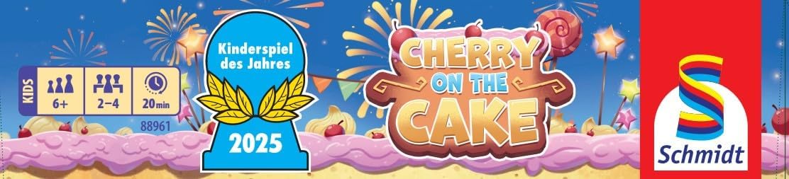 Schmidt Spiele 88961 Cherry on the Cake, Topp die Torte!, multilingual Version UK, F, IT, NL, ES - Image 2
