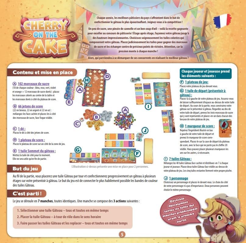 Schmidt Spiele 88961 Cherry on the Cake, Topp die Torte!, multilingual Version UK, F, IT, NL, ES - Image 6
