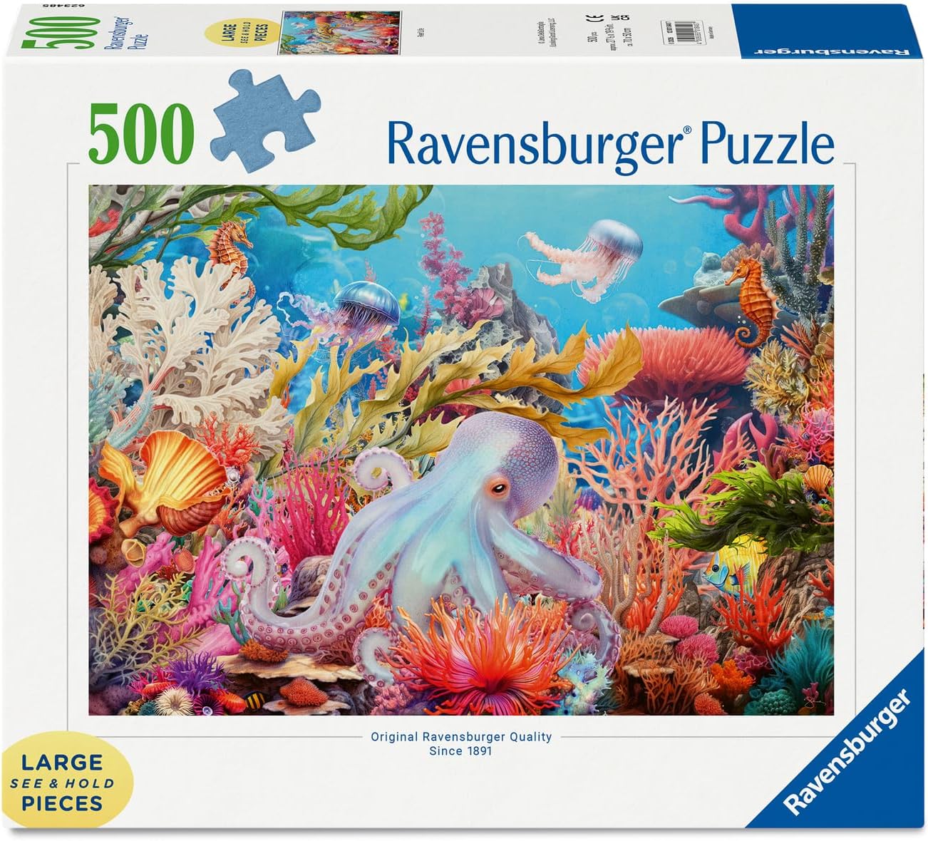 Ravensburger puzzel Reef Life 500XL - kleurrijke onderwaterwereld - Image 4